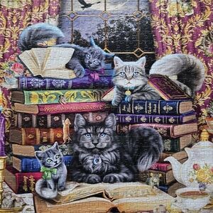 Buffalo Games Storytime Cats Books 750 Piece Puzzle
